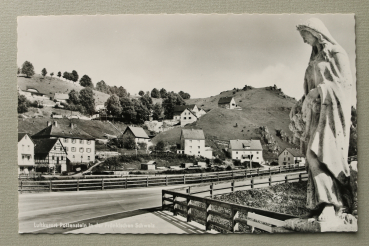 AK Pottenstein / 1964 / Strassenansicht / Neue Brücke mit Hl Elisabeth